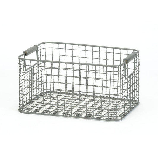 RECTANGULAR WIRE BASKET - Magnolia Lane co. Home + Garden + Gift