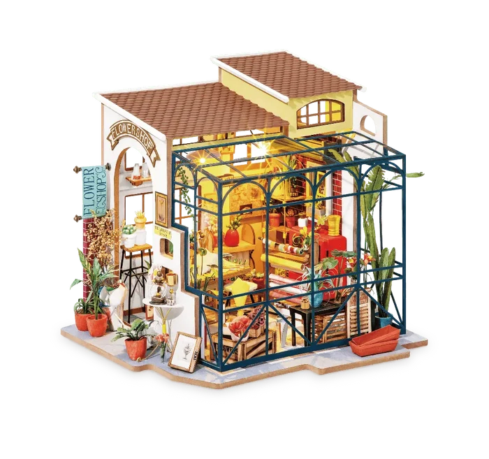 Rolife DIY Miniature House Emily's Flower Shop 449 Pce
