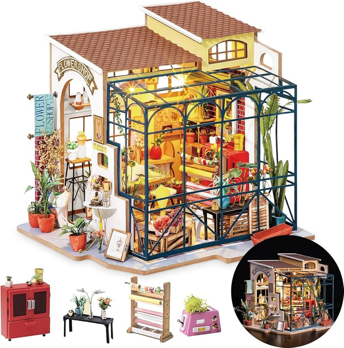 Rolife DIY Miniature House Emily's Flower Shop 449 Pce