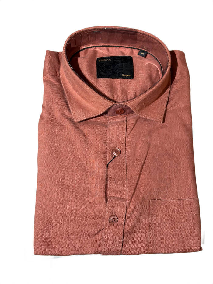 Rust Brown Premium Formal Shirt