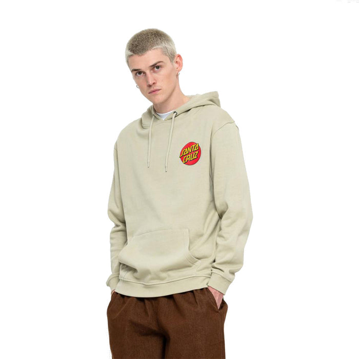 Santa Cruz Classic Dot Chest Hoodie Nickel