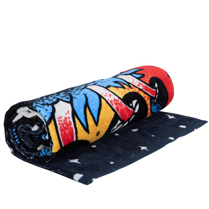 Santa Cruz Dark Arts Dot Towel Midnight Blue