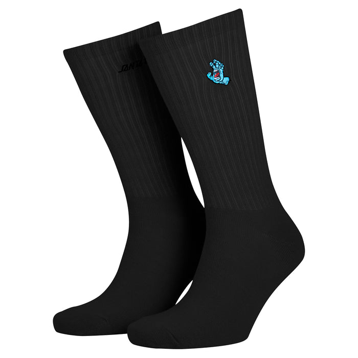 Santa Cruz Screaming Mini Hand Socks Black