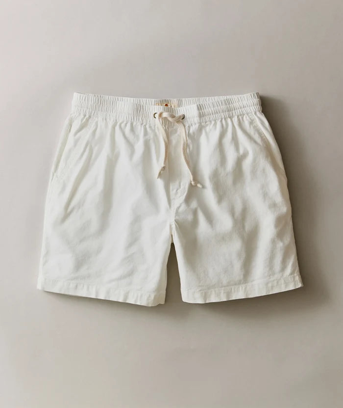 Saturday Beach Short 6" White