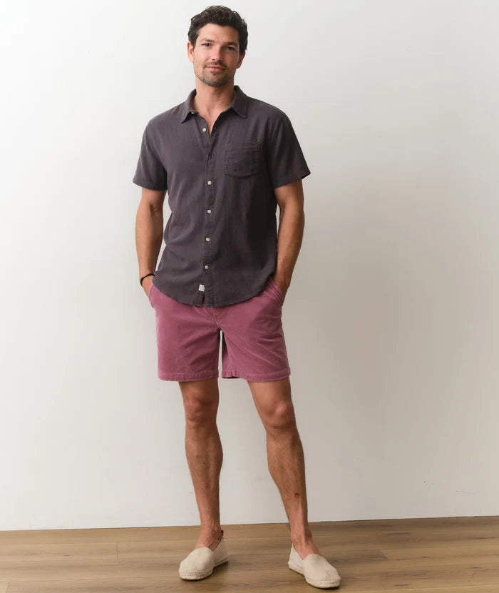 Saturday Corduroy Short 6" Dusky Orchid