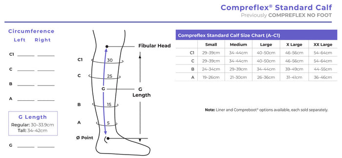 Sigvaris Compreflex Standard Calf