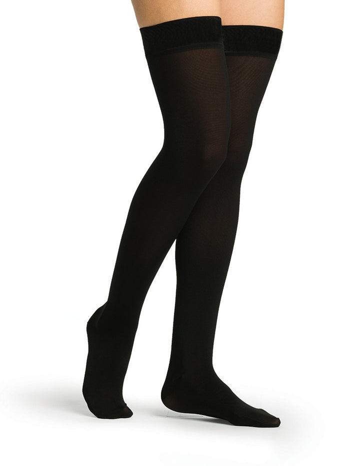 Sigvaris Secure Women's Thigh High 40-50mmHg - Compression Level: Severe 40-50 MmHg - Unisex - Leg