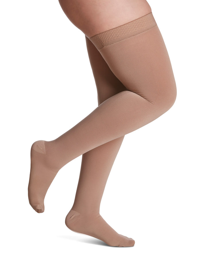 Sigvaris Secure Women's Thigh High 40-50mmHg - Compression Level: Severe 40-50 MmHg - Unisex - Leg