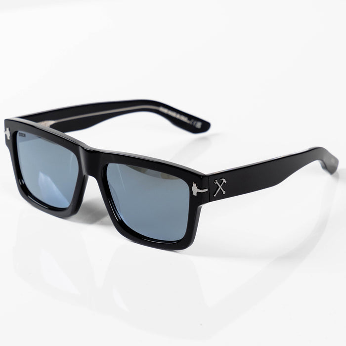 Sledge Sunglasses - Black & Chrome