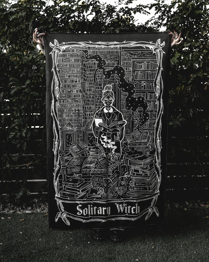 Solitary Witch Tapestry