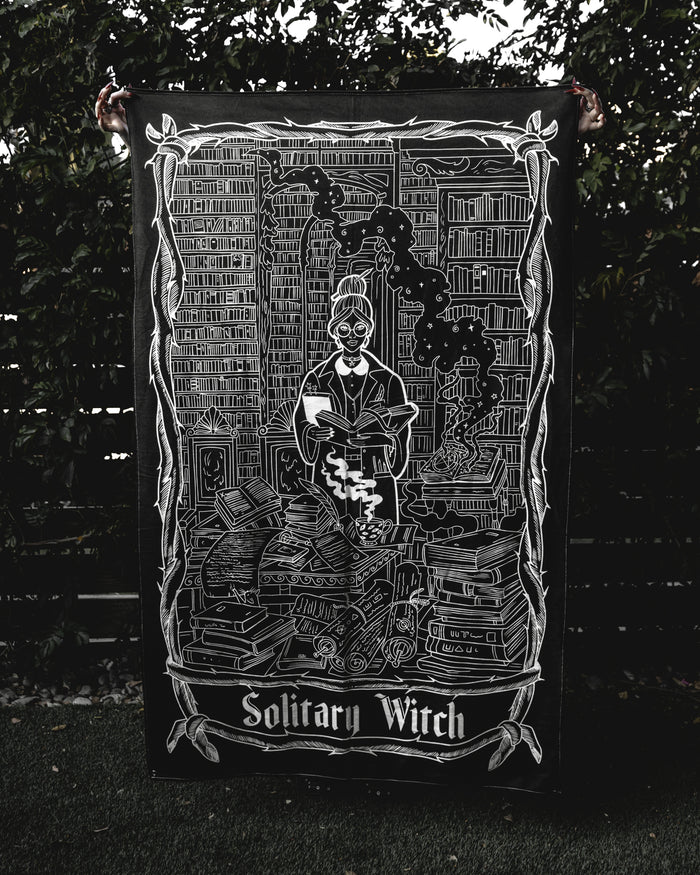 Solitary Witch Tapestry