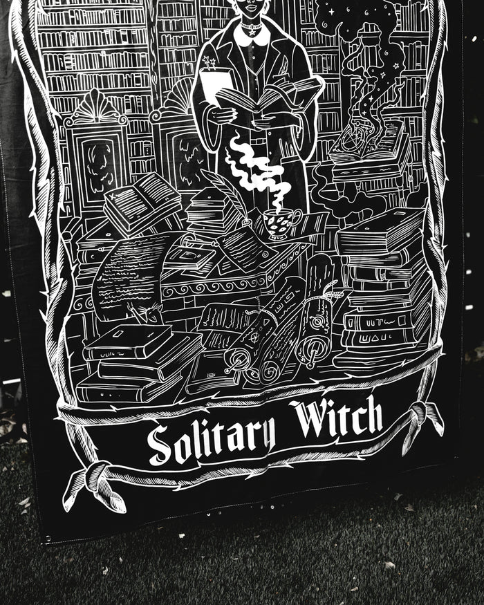 Solitary Witch Tapestry