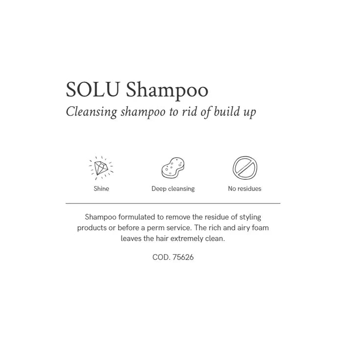 Solu Clarifying Shampoo for Removing Buildup - 250ml