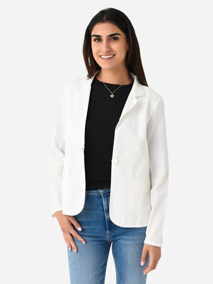 Stark x Linen Blazer - Taryn x Philip Boutique