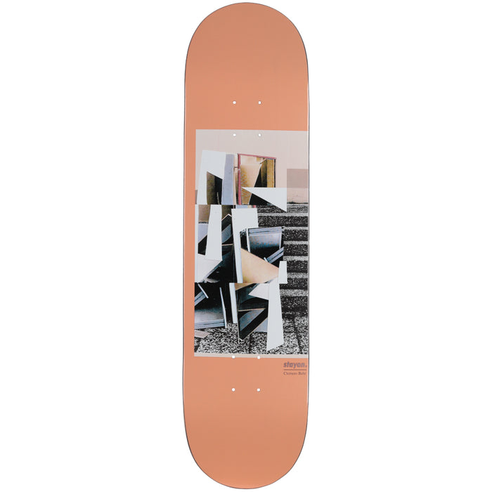 Stay on x Behr Complex Skateboard Peach Deep Concave 8.125
