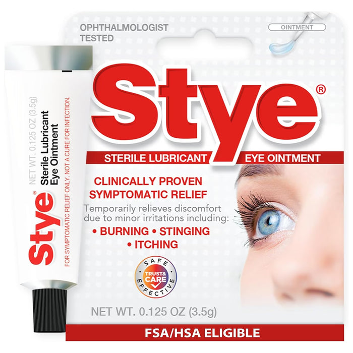 Stye Sterile Lubricant Eye Ointment - 24 Pack