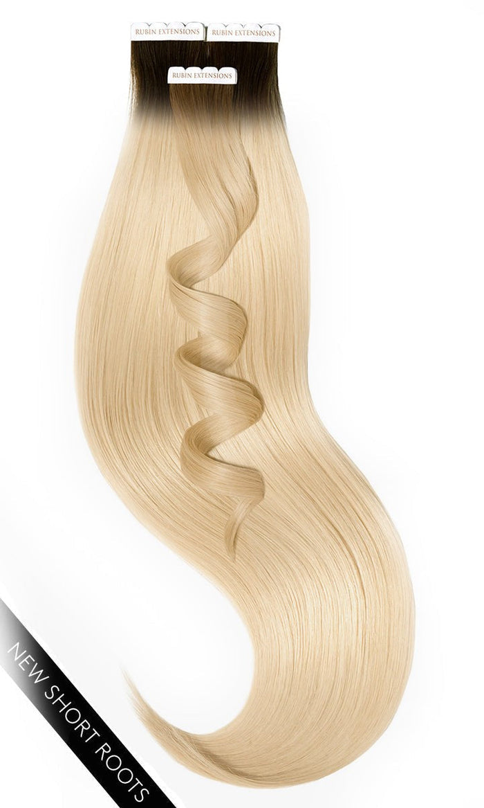 PRO DELUXE LINE INVISIBLE Chocolate Roast Brown & Honey Blonde Tape in Extensions