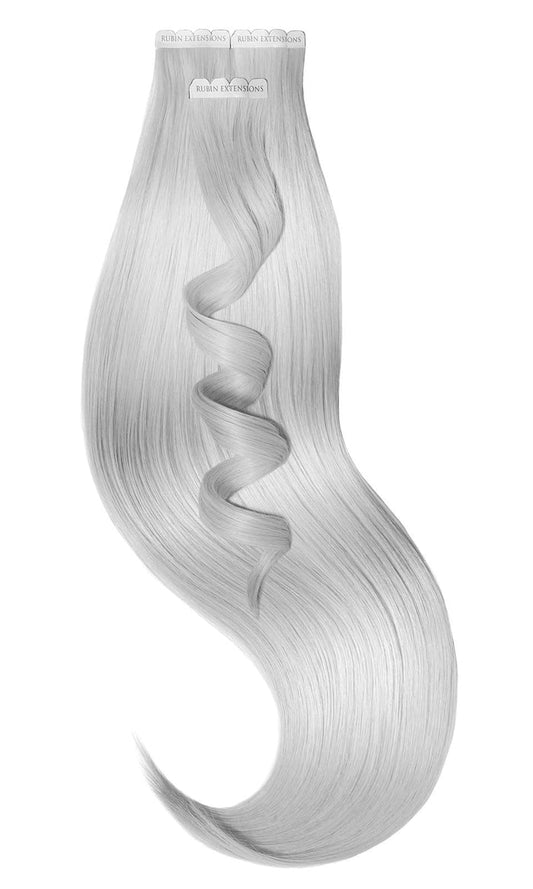 PRO DELUXE LINE INVISIBLE Metallic Silver Blonde Tape-in Extensions