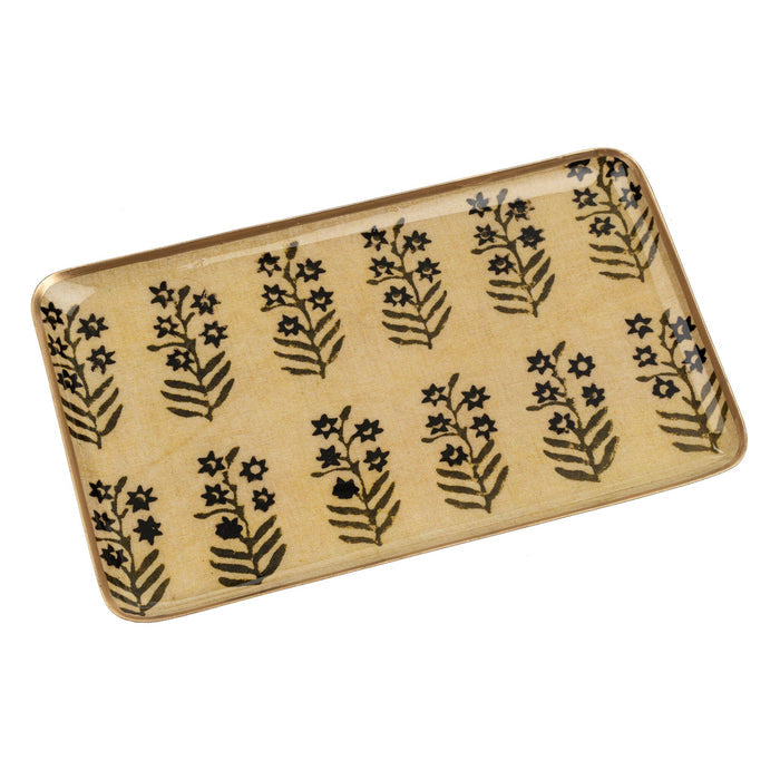 Terrance Enameled Tray - L 1-1348