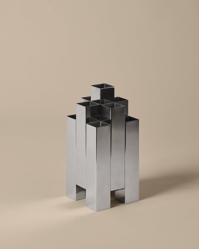 Tessera Vase - 3x3 - Mirror Polished