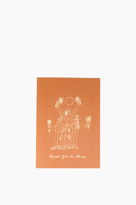 Thank You So Much Terracotta Card