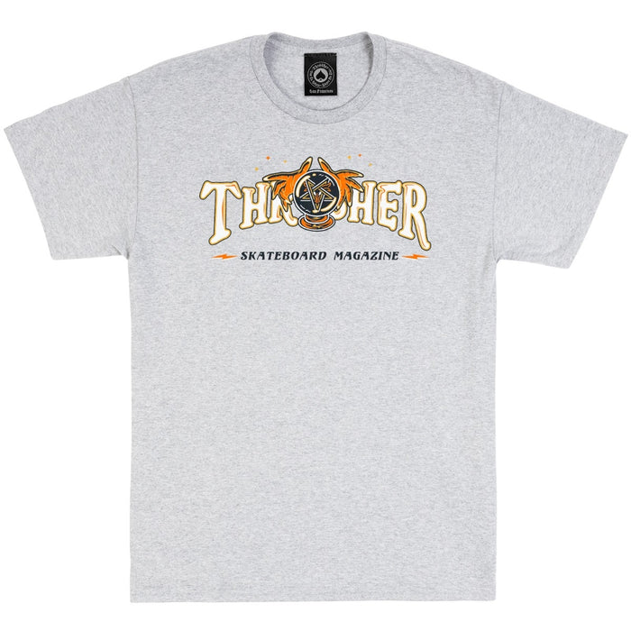 Thrasher Fortune Logo T-Shirt Ash Gray