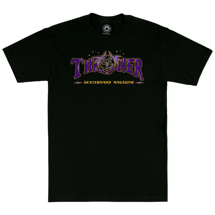 Thrasher Fortune Logo T-Shirt Black