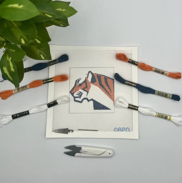Tiger Needlepoint Kit