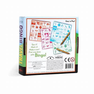 Travel Bingo Car Game