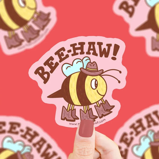 Turtle's Soup 'Bee Haw' Vinyl Sticker