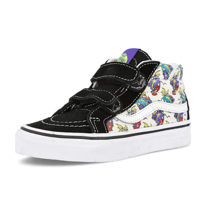 Vans Kids Sk8-Mid Reissue (Skate Dragon) Dragon Marshmellow/White