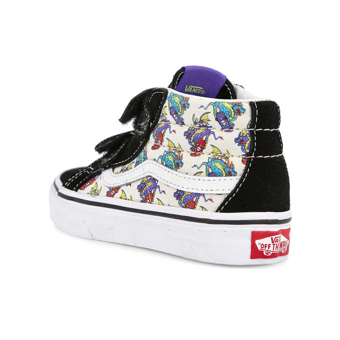 Vans Kids Sk8-Mid Reissue (Skate Dragon) Dragon Marshmellow/White