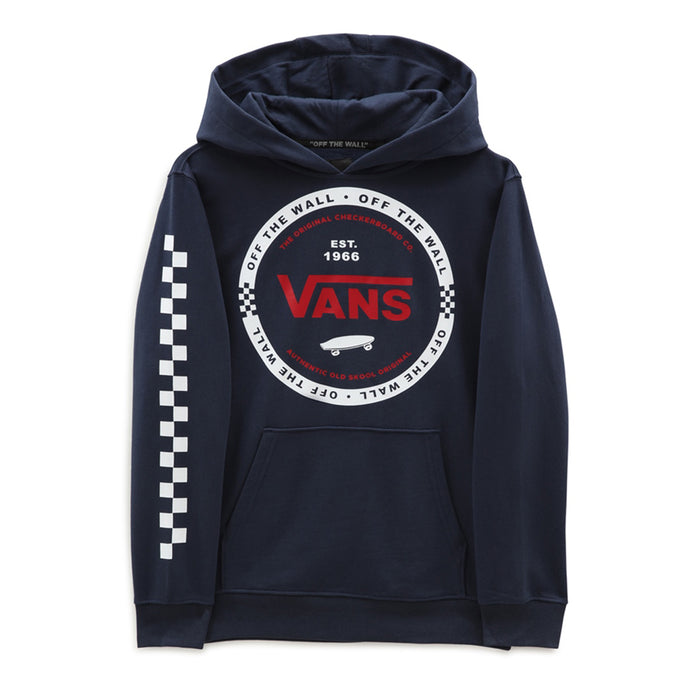Vans Kinder Hoodie Logo Check Dress Blue