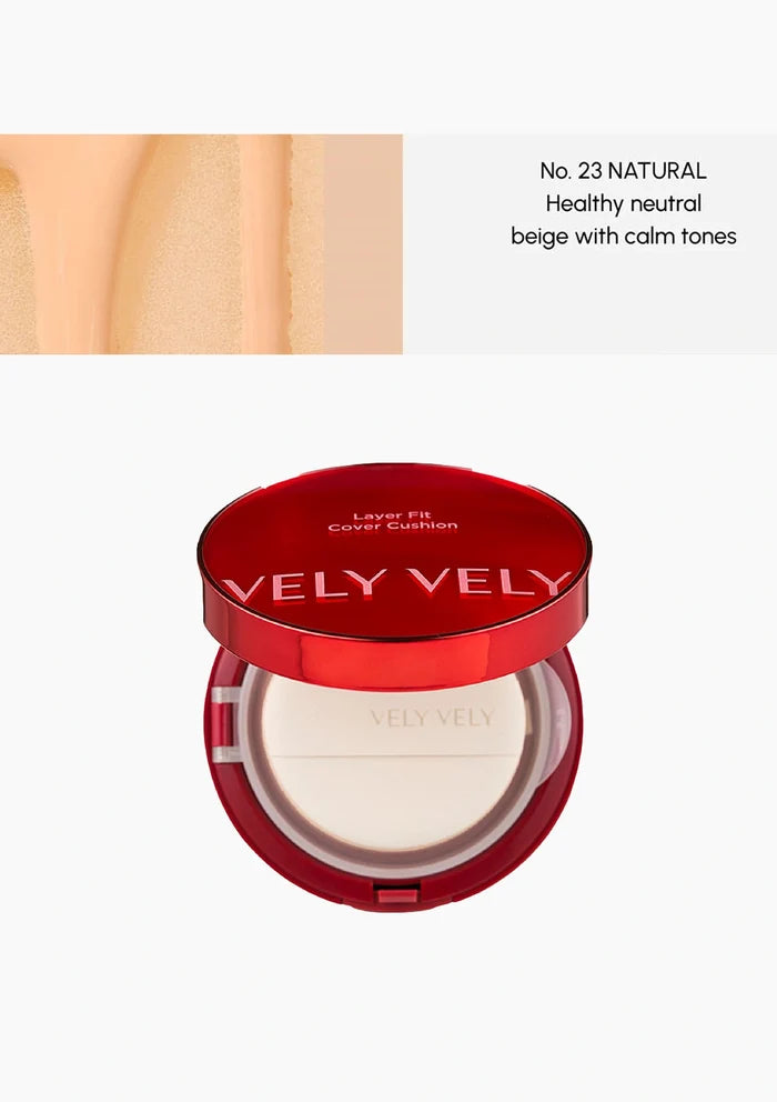 (BUY 1) #23 NATURAL VELY VELY LAYER FIT CUSHION (Expiry Date: Oct 2026)