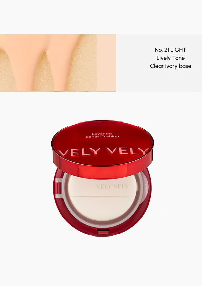 (BUY 1) #21 LIGHT VELY VELY LAYER FIT CUSHION  (Expiry Date: Mar 2028)