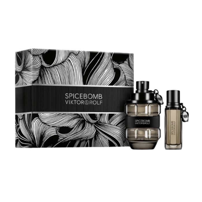 Viktor & Rolf Men's Aftershave Viktor & Rolf Spicebomb Eau de Toilette Men's Aftershave Gift Set Spray (90ml) with 20ml