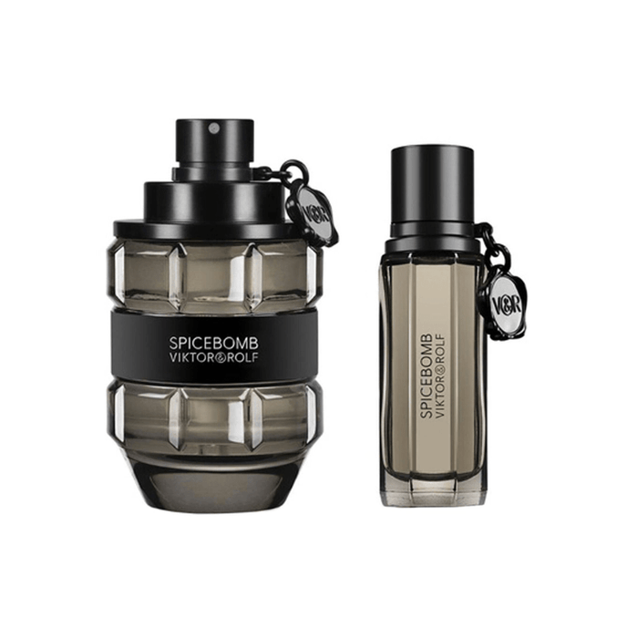 Viktor & Rolf Men's Aftershave Viktor & Rolf Spicebomb Eau de Toilette Men's Aftershave Gift Set Spray (90ml) with 20ml