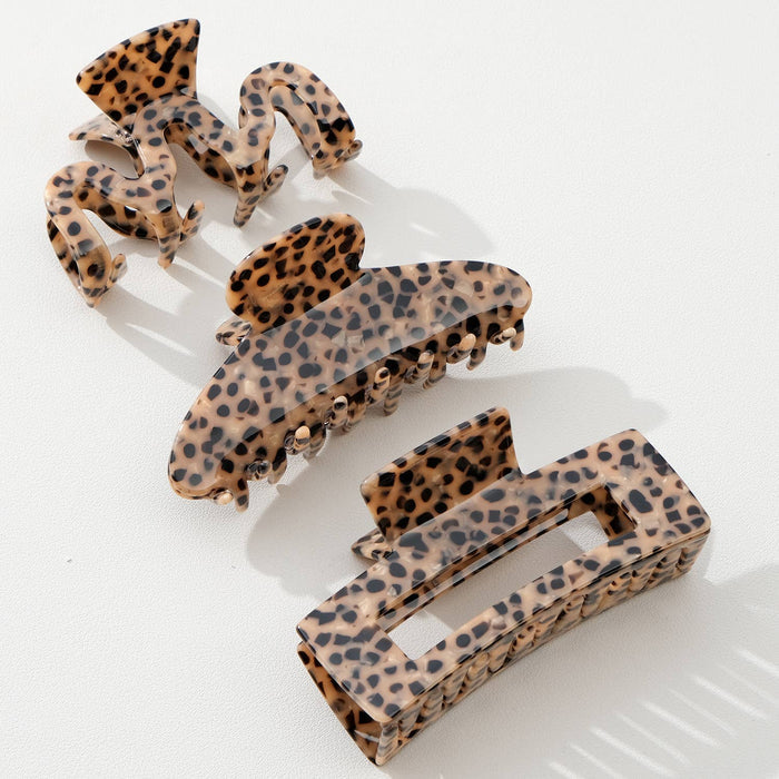 Wild Leopard Large - Assorted Claw Clips