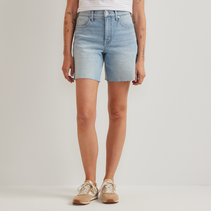 Women's Authentic High-Rise Denim Shorts - Classic Fit-LT CHAMBRAY-Regular-C1