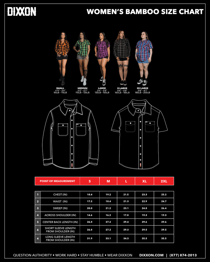 Women's Belmont Bamboo Short Sleeve - Dixxon Flannel Co.