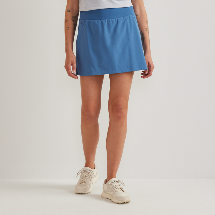 Women's Departure Performance Skort-Tile Blue-Regular-C1