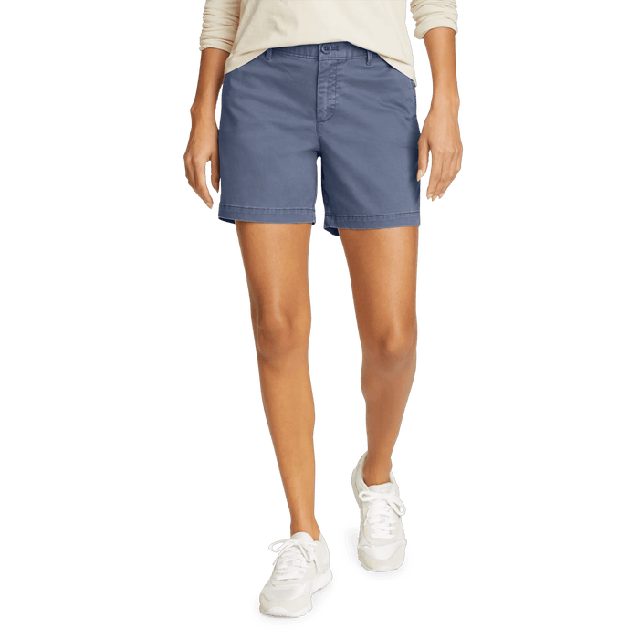 Women's Willit Stretch Legend Wash Shorts - 5"-Dusted Indigo-Regular-1