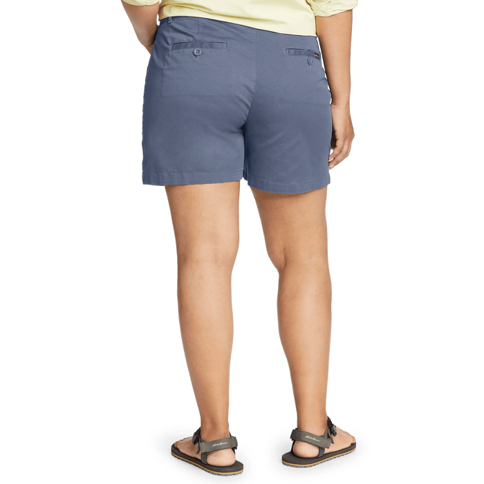 Women's Willit Stretch Legend Wash Shorts - 5"-Dusted Indigo-Plus-2