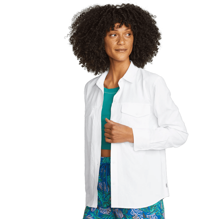 Women's Long-Sleeve Mountain 3.0 Shirt - Solid-White-Regular-12
