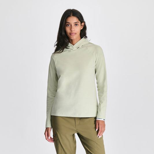 Women's Quest Flex Hoodie-Honeydew-1