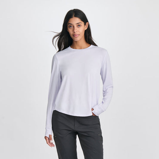 Women's Solarfoil® Long-Sleeve Pullover - Print-Orchid-1