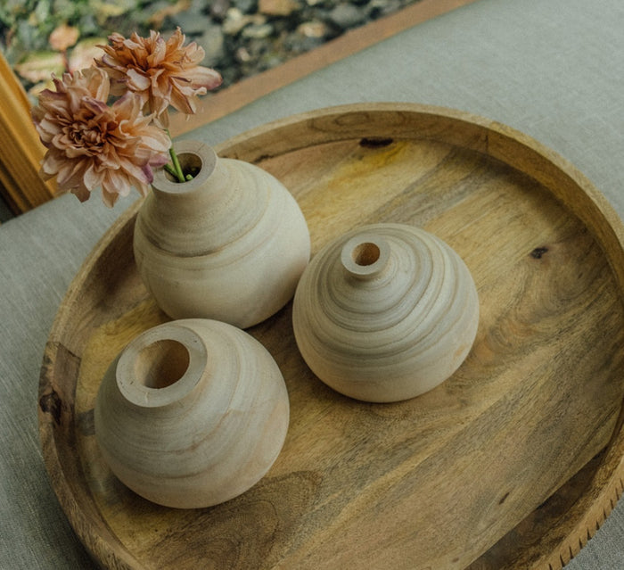 Woodspun vase S 1-0844