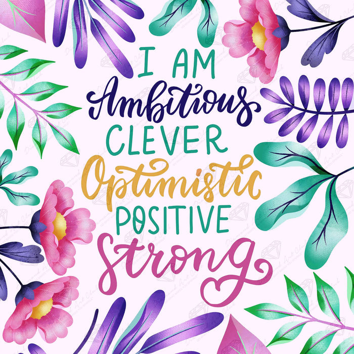 Words of Affirmation - Diamond Art Club DIY Kit