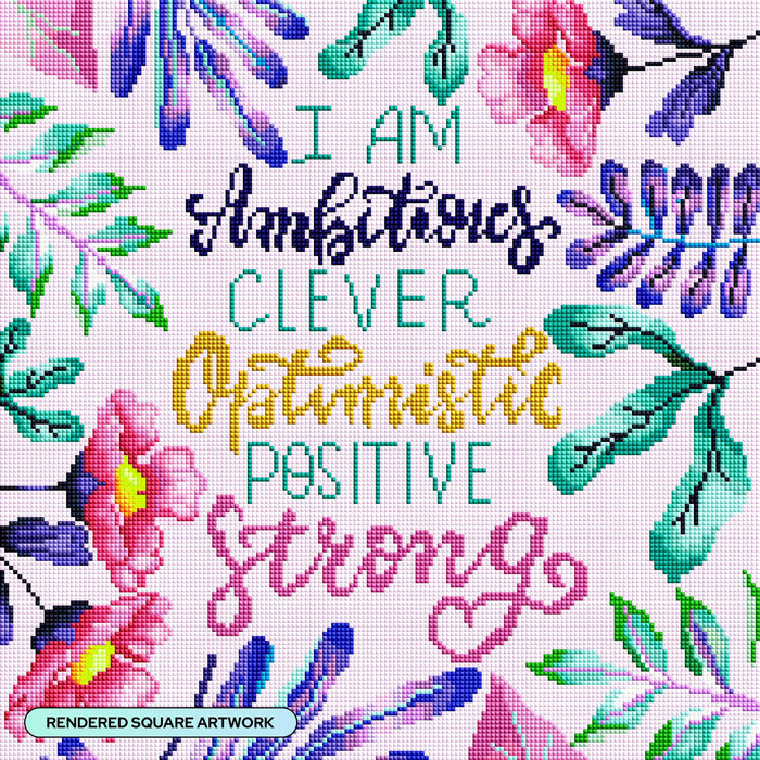 Words of Affirmation - Diamond Art Club DIY Kit