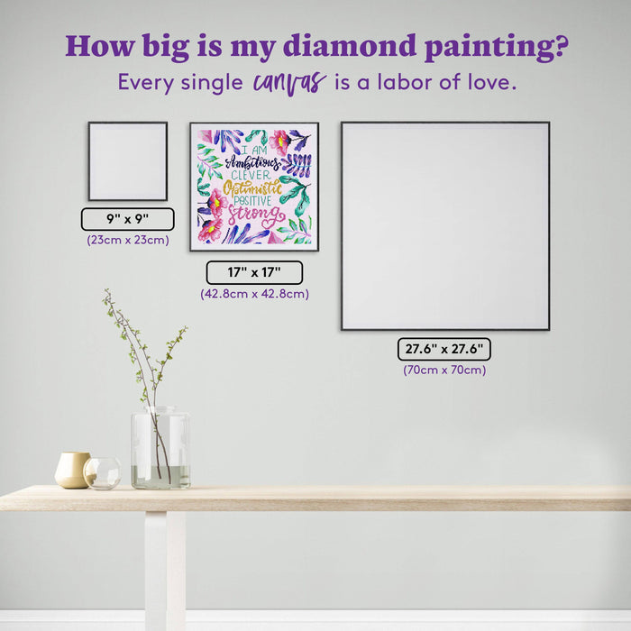 Words of Affirmation - Diamond Art Club DIY Kit